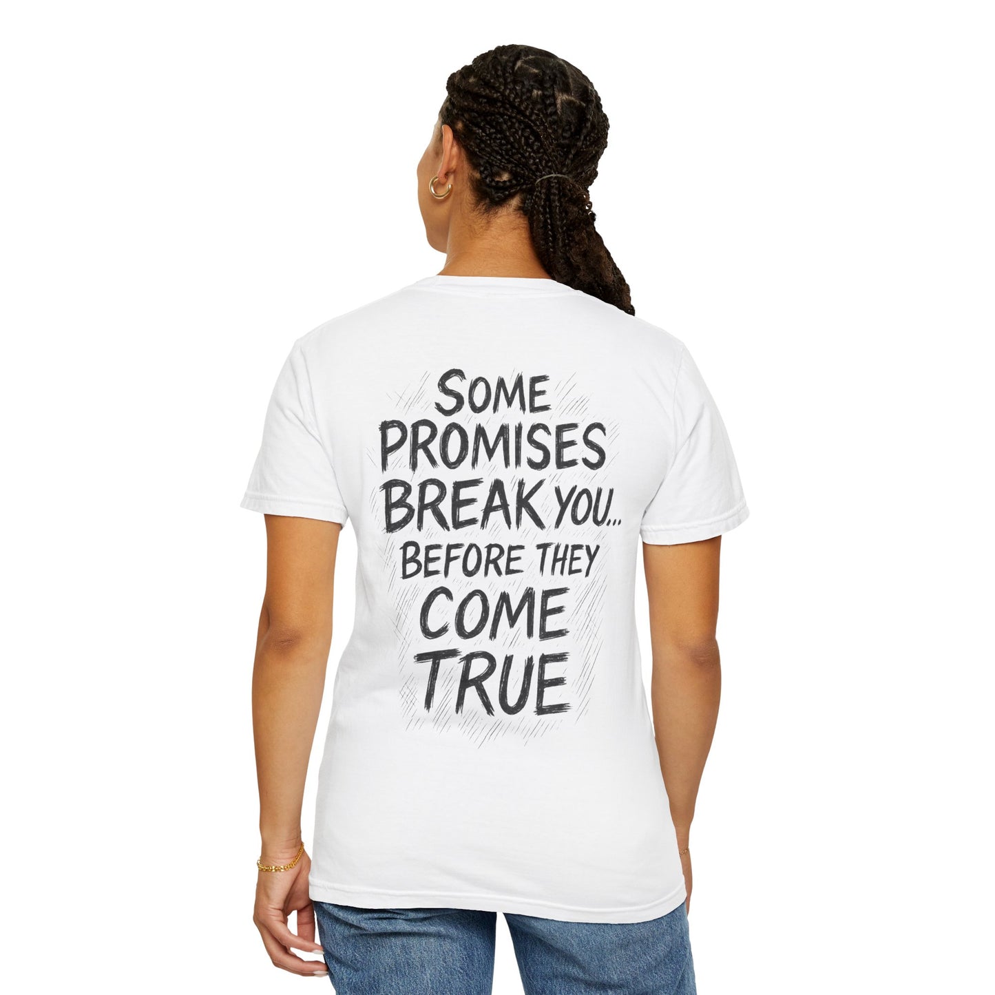 “Some Promises Break You” – Naruto Debate BACK ONLY Quote Tee - Anime Versus