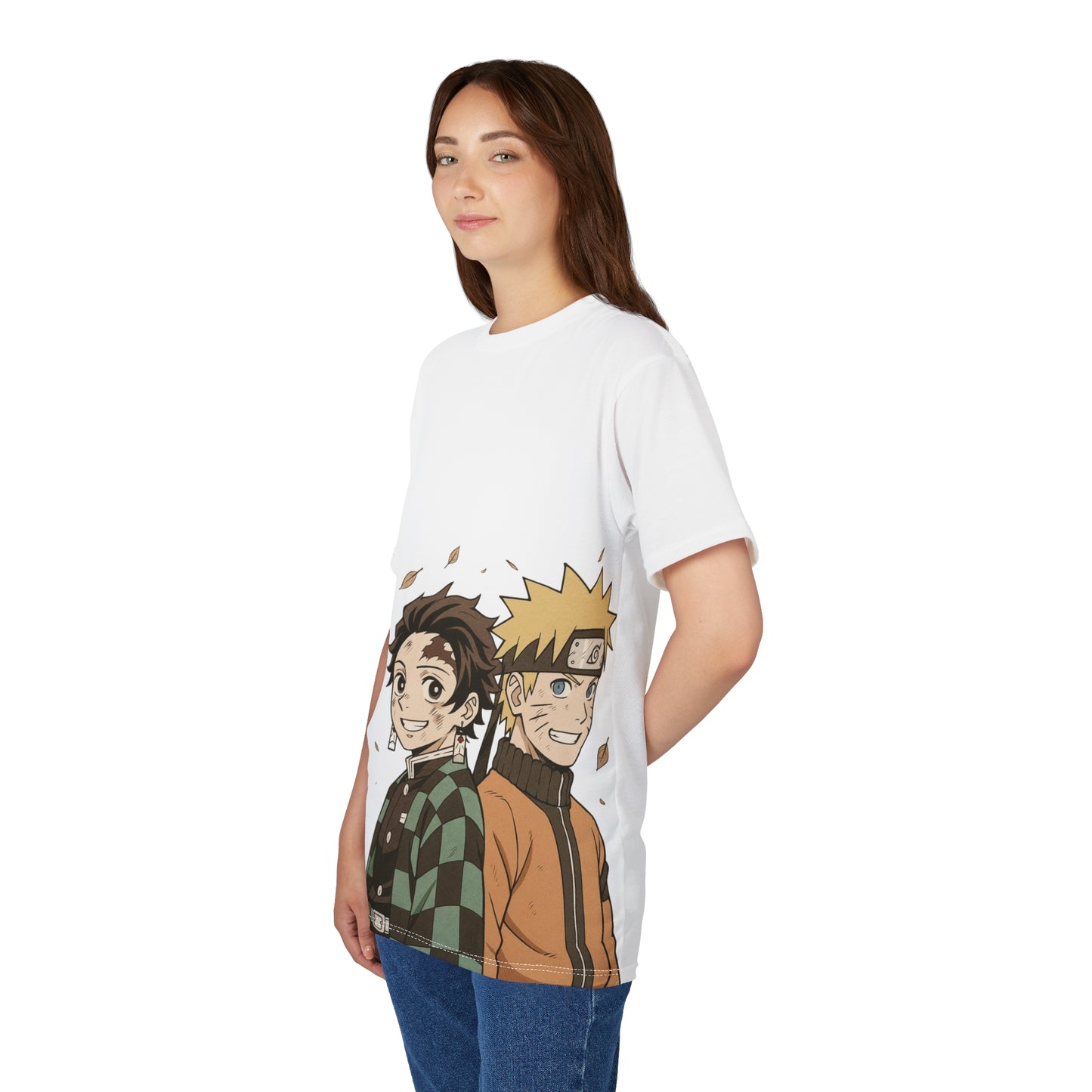 Unbreakable Will Tee – Naruto x Tanjiro - Anime Versus