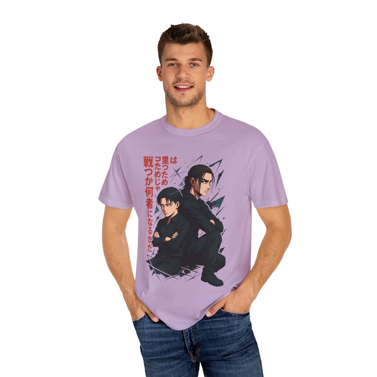 Levi x Eren – Back - to - Back Battles Tee - Anime Versus