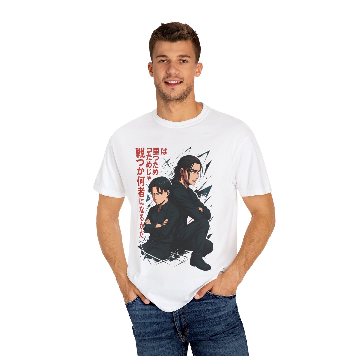 Levi x Eren – Back - to - Back Battles Tee - Anime Versus