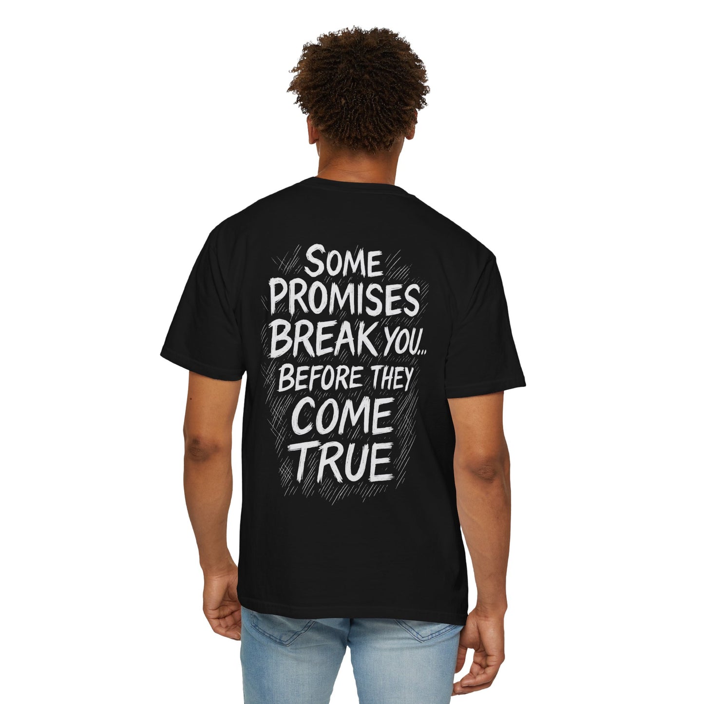 “Some Promises Break You” – Naruto Debate BACK ONLY Quote Tee - Anime Versus