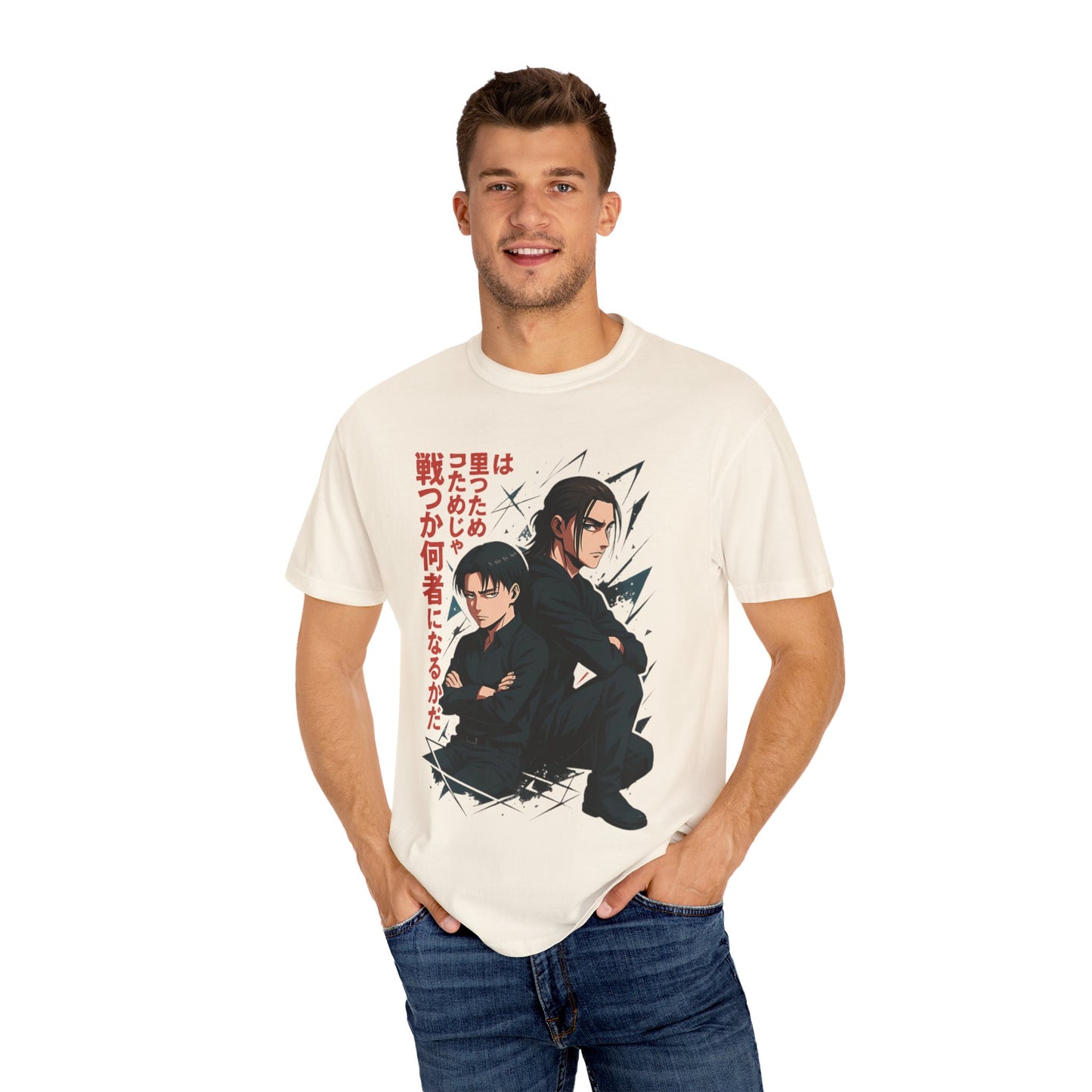 Levi x Eren – Back - to - Back Battles Tee - Anime Versus