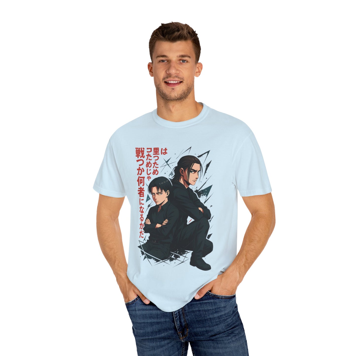 Levi x Eren – Back - to - Back Battles Tee - Anime Versus