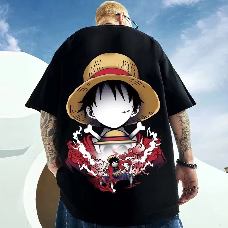 Straw Hat Captain — Luffy (One Piece) Graphic Tee - Anime Versus