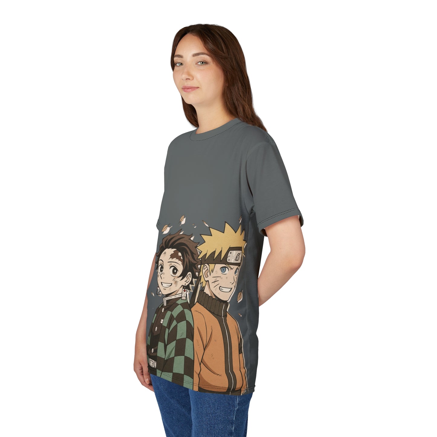 Unbreakable Will Tee – Naruto x Tanjiro - Anime Versus
