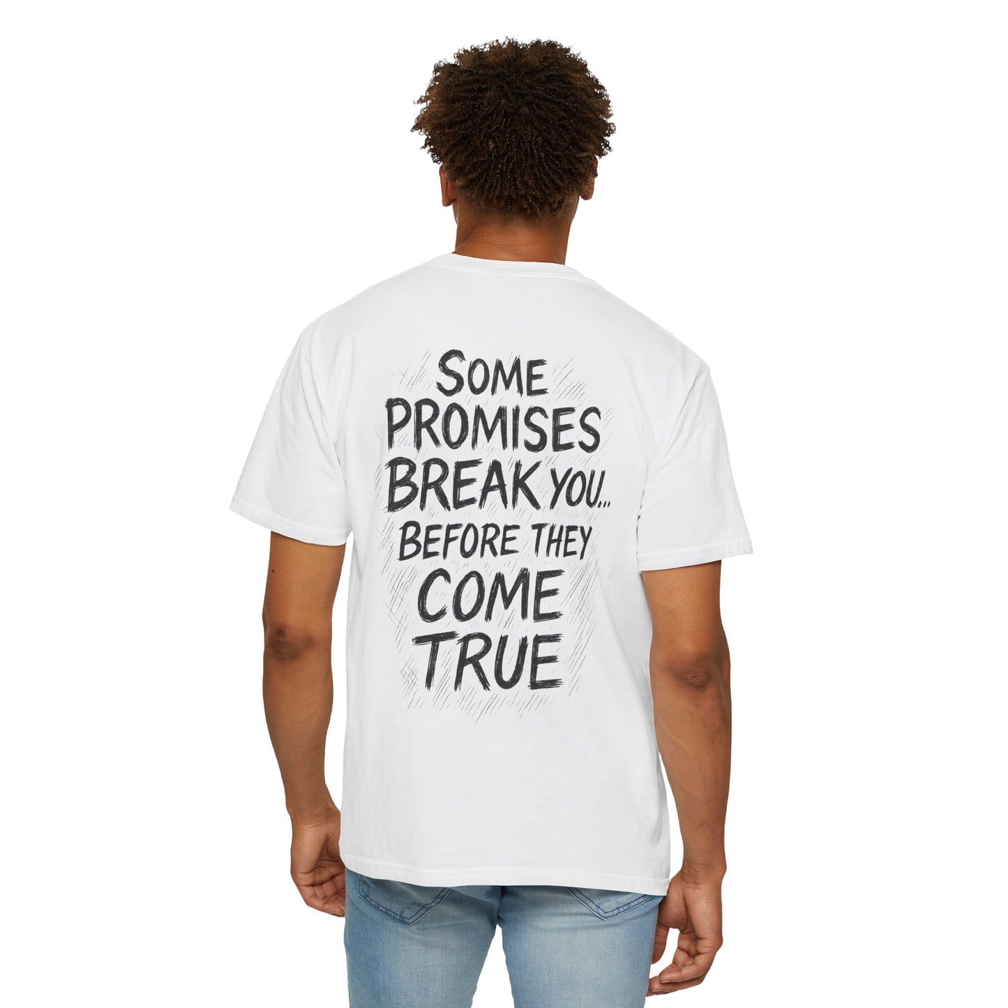“Some Promises Break You” – Naruto Debate BACK ONLY Quote Tee - Anime Versus
