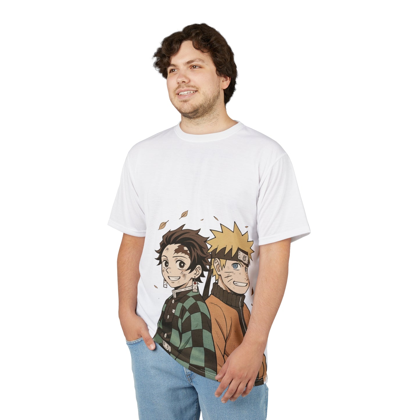 Unbreakable Will Tee – Naruto x Tanjiro - Anime Versus