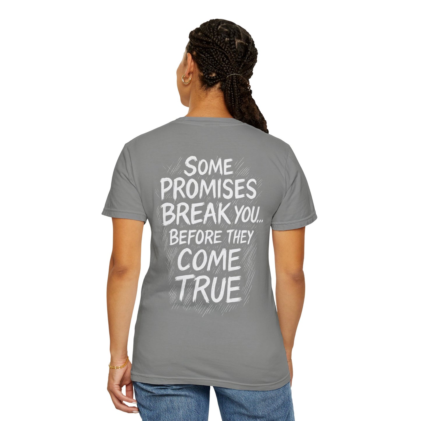 “Some Promises Break You” – Naruto Debate BACK ONLY Quote Tee - Anime Versus