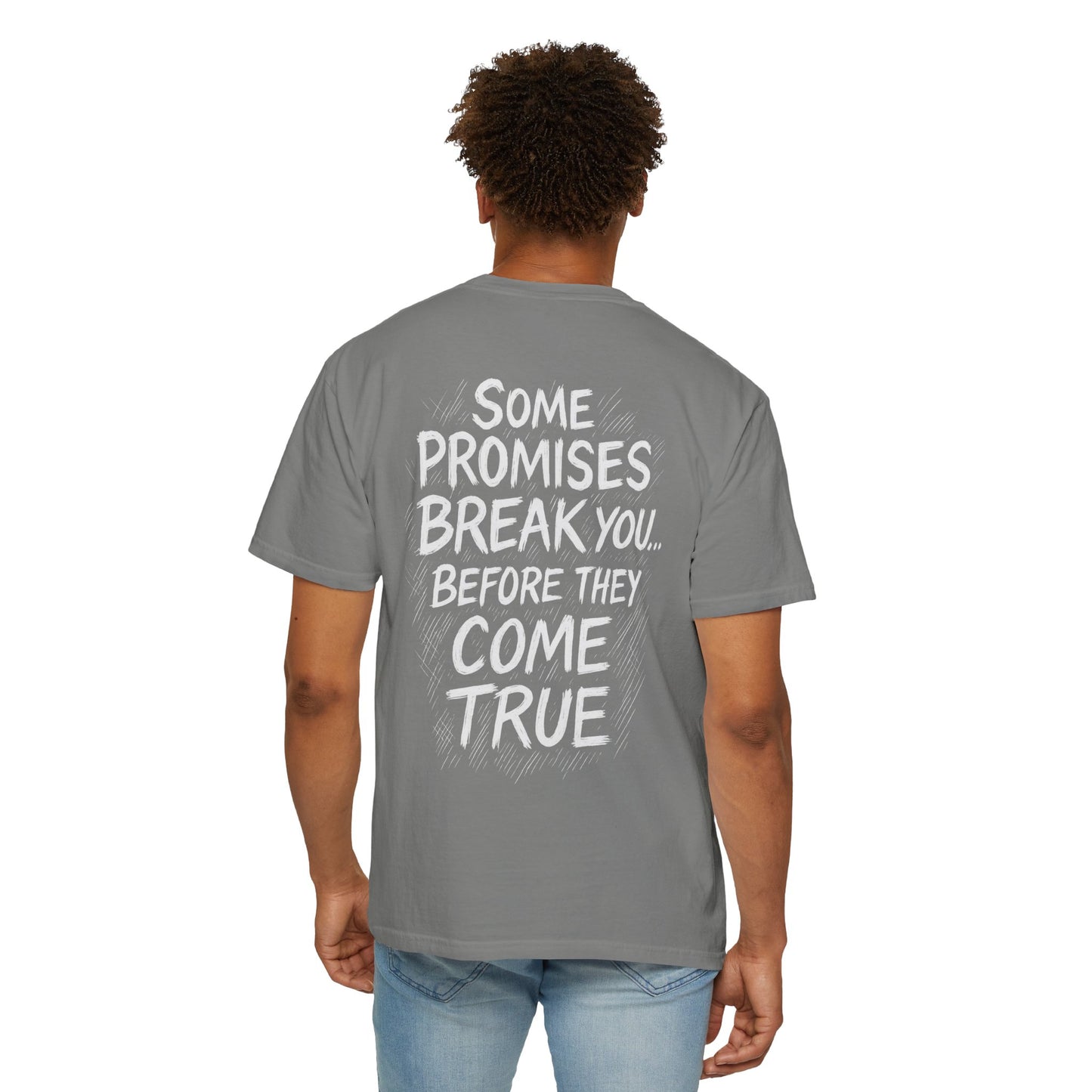 “Some Promises Break You” – Naruto Debate BACK ONLY Quote Tee - Anime Versus