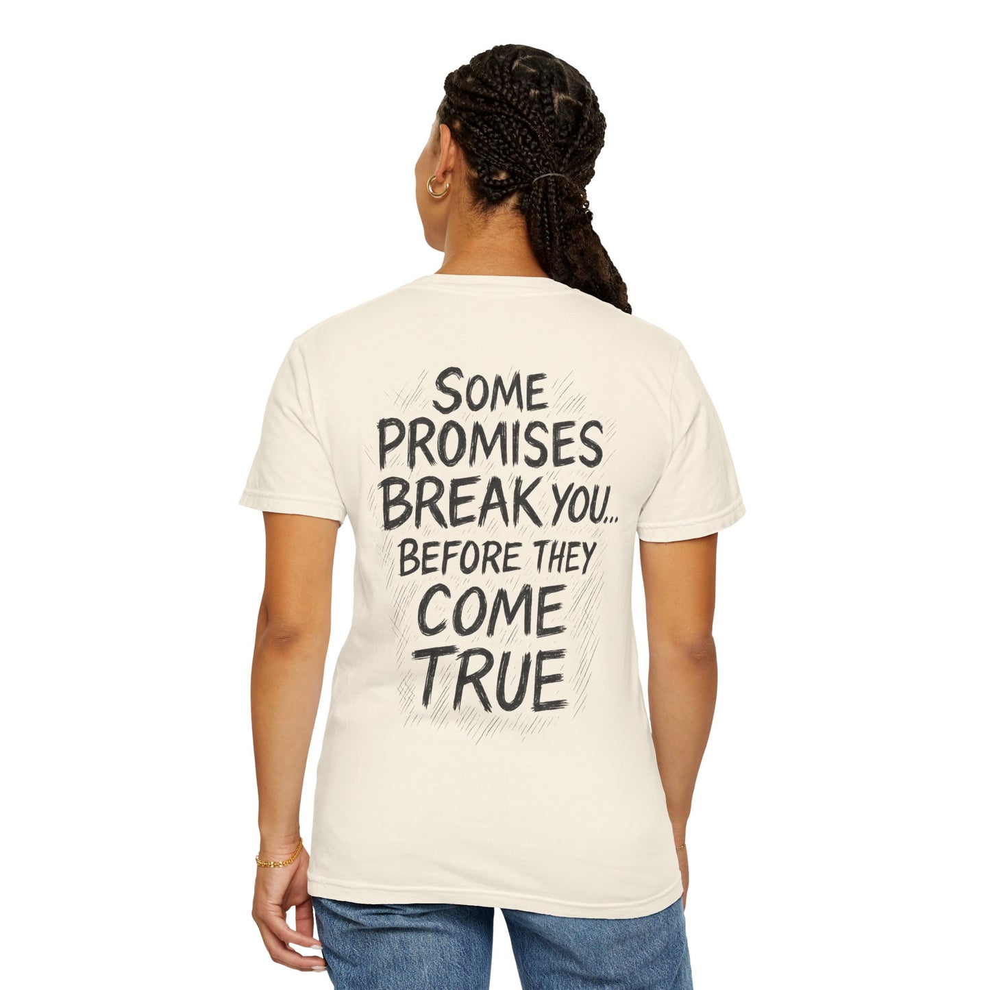 “Some Promises Break You” – Naruto Debate BACK ONLY Quote Tee - Anime Versus