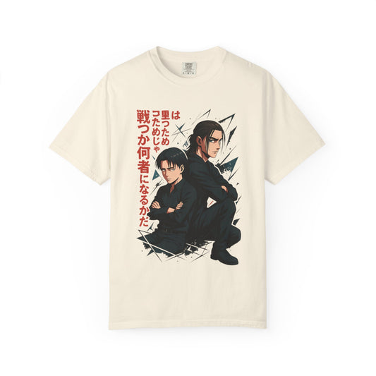 Levi x Eren – Back - to - Back Battles Tee - Anime Versus