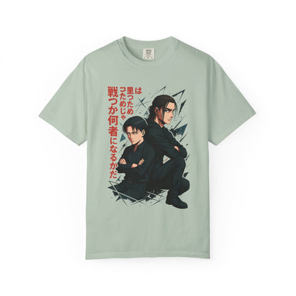 Levi x Eren – Back - to - Back Battles Tee - Anime Versus