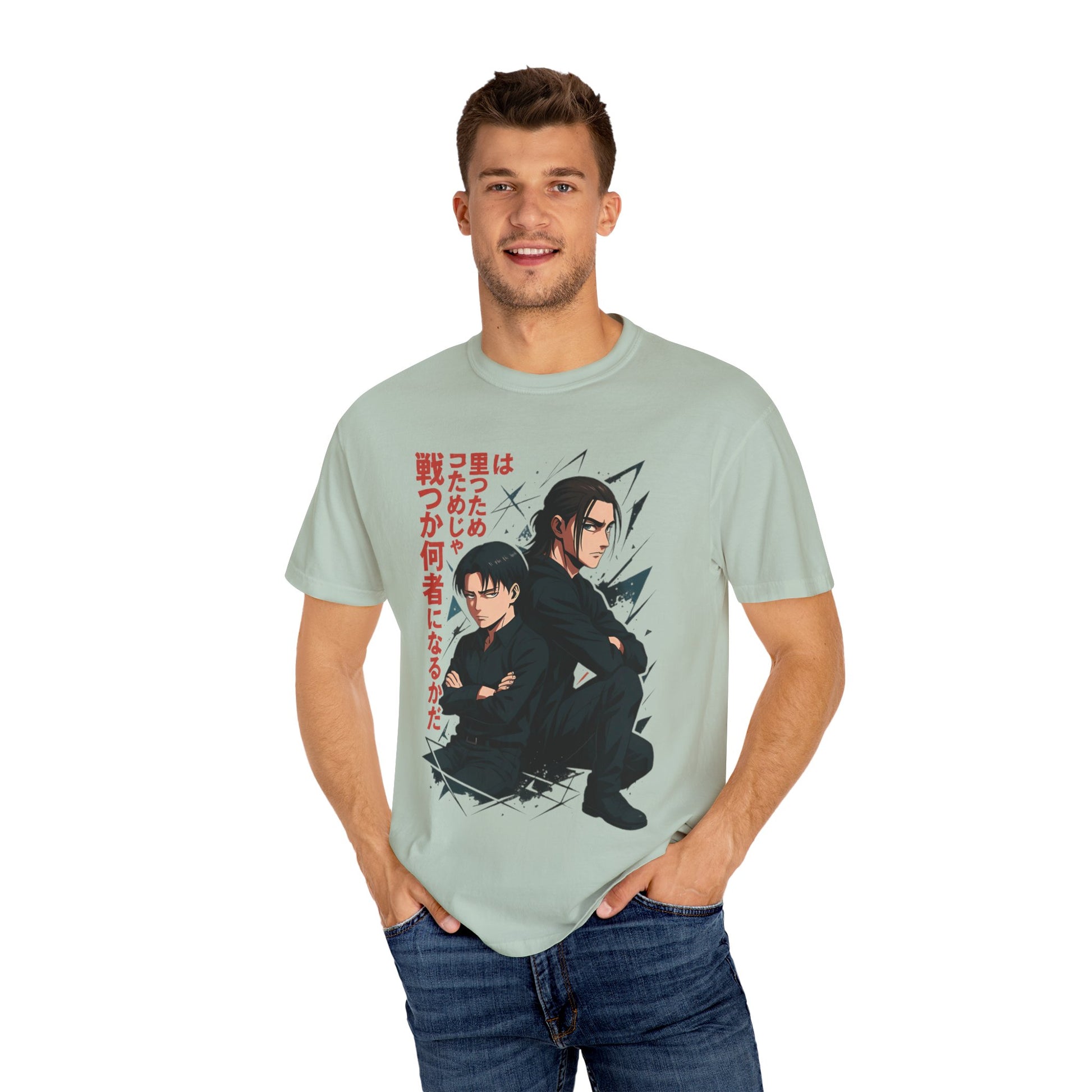 Levi x Eren – Back - to - Back Battles Tee - Anime Versus