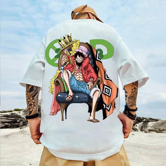 Straw Hat Captain — Luffy (One Piece) Graphic Tee - Anime Versus