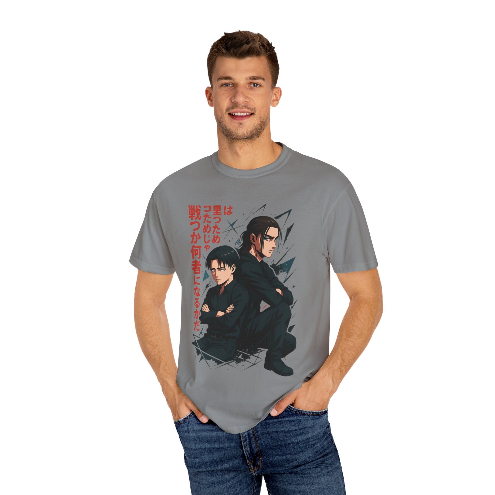 Levi x Eren – Back - to - Back Battles Tee - Anime Versus