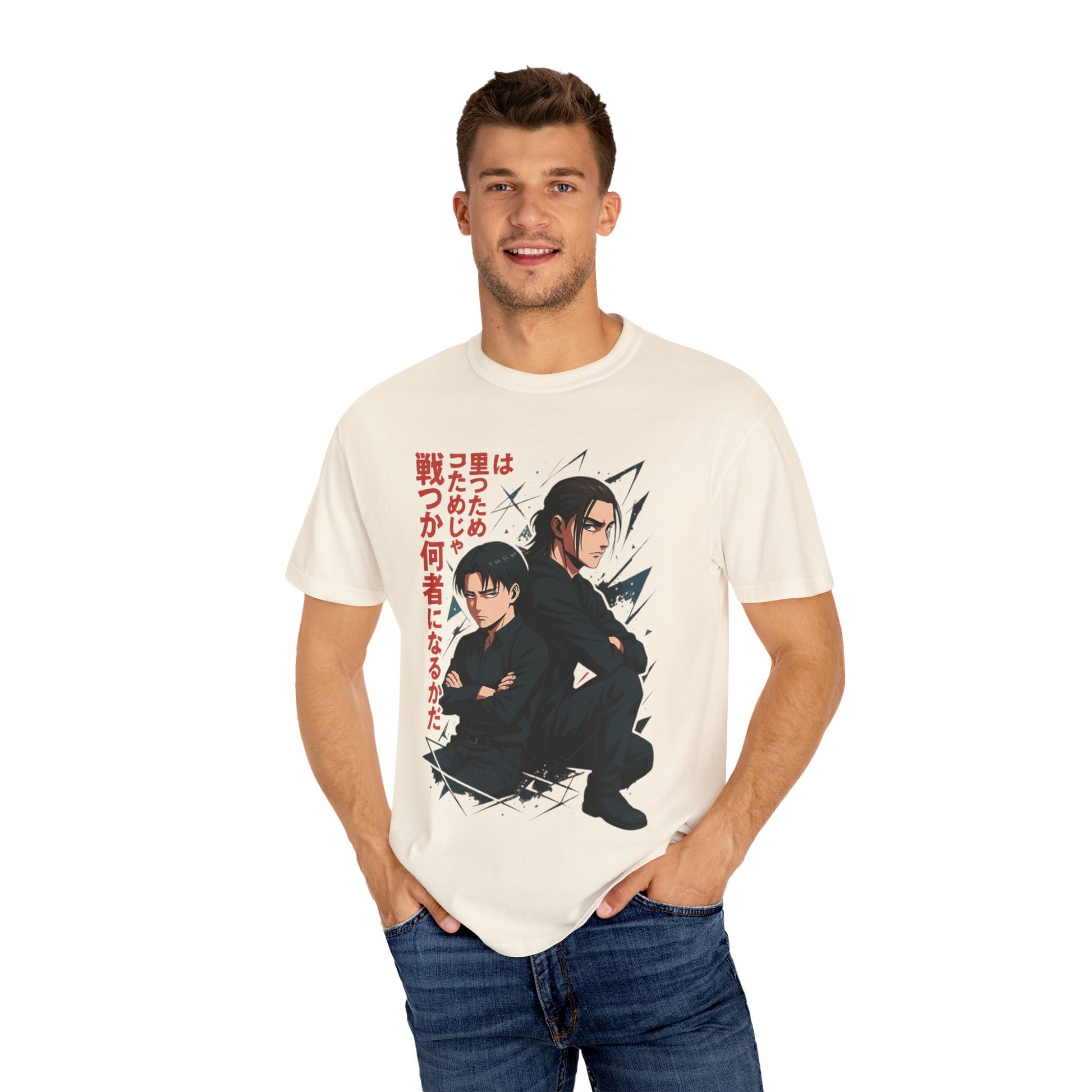 Levi x Eren – Back - to - Back Battles Tee - Anime Versus