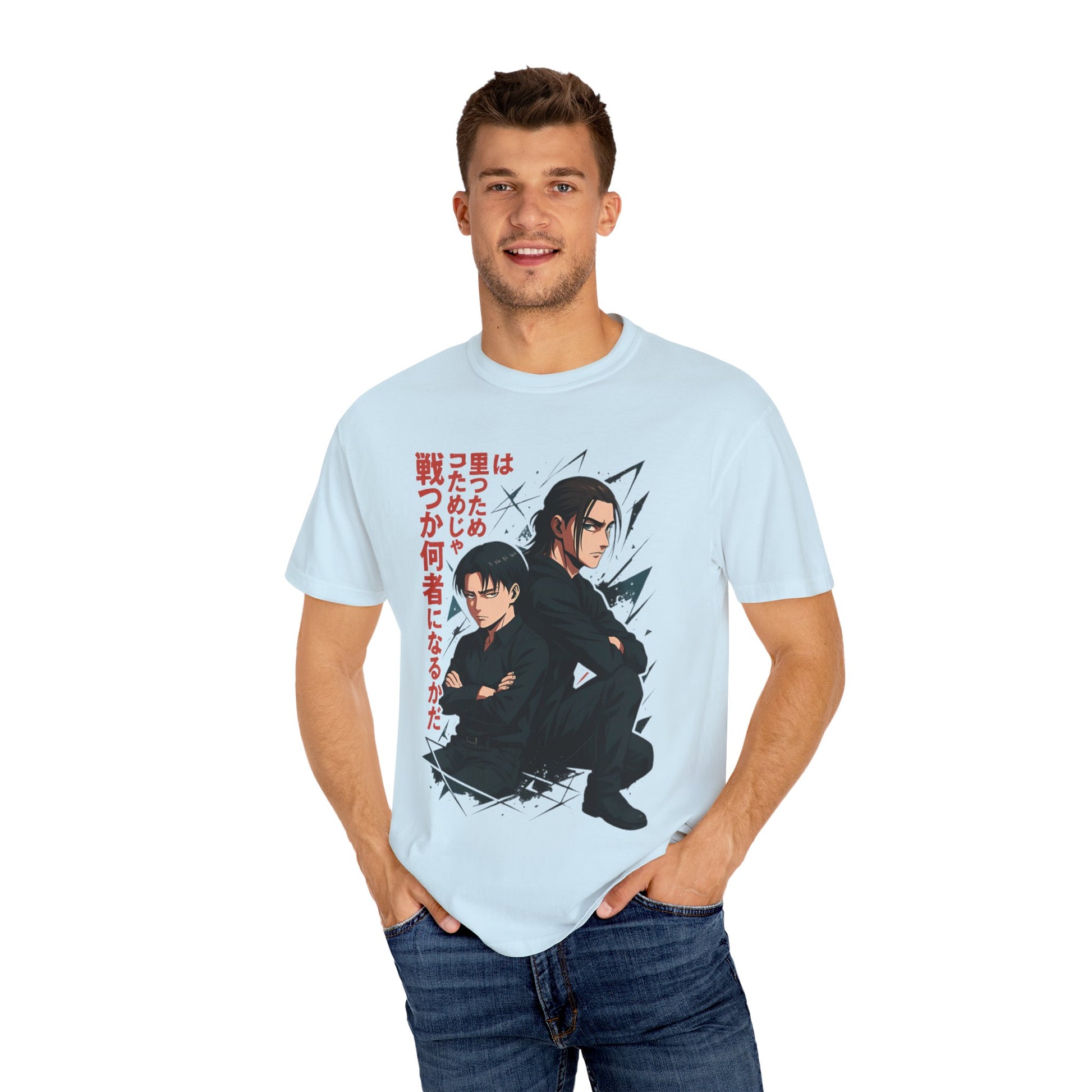 Levi x Eren – Back - to - Back Battles Tee - Anime Versus