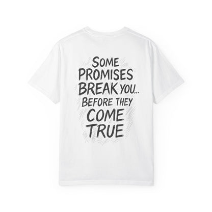 “Some Promises Break You” – Naruto Debate BACK ONLY Quote Tee - Anime Versus