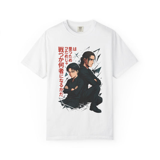 Levi x Eren – Back - to - Back Battles Tee - Anime Versus