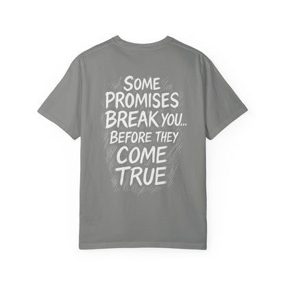 “Some Promises Break You” – Naruto Debate BACK ONLY Quote Tee - Anime Versus
