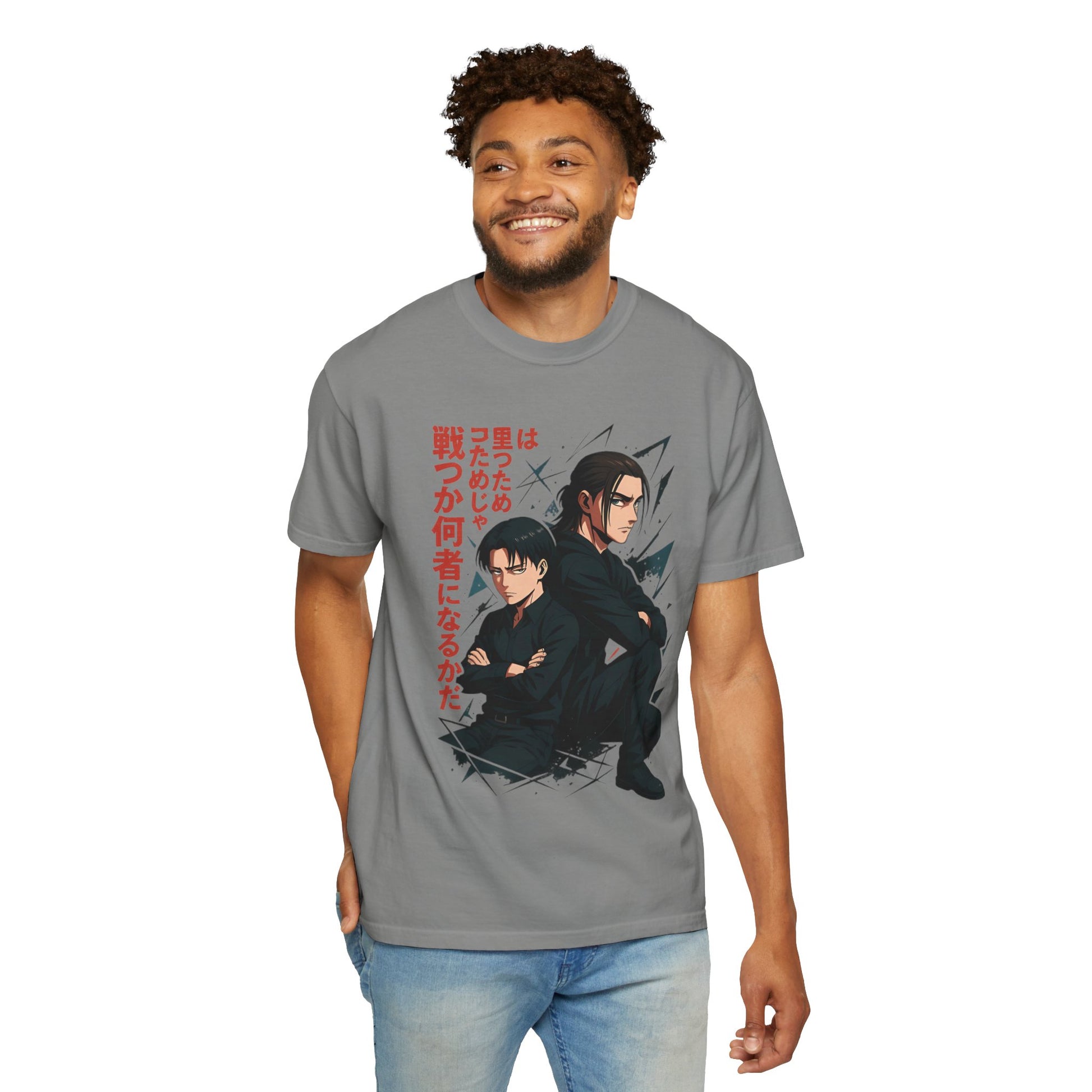 Levi x Eren – Back - to - Back Battles Tee - Anime Versus