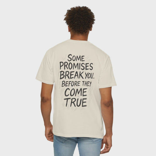 “Some Promises Break You” – Naruto Debate BACK ONLY Quote Tee